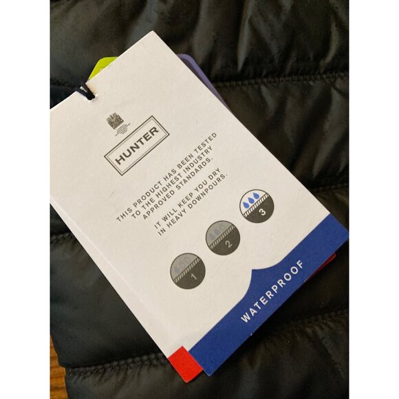 Hunter Intrepid Black Tall Snow Waterproof Puffer Boots Women 7 US 38 EU New - Picture 2 of 7